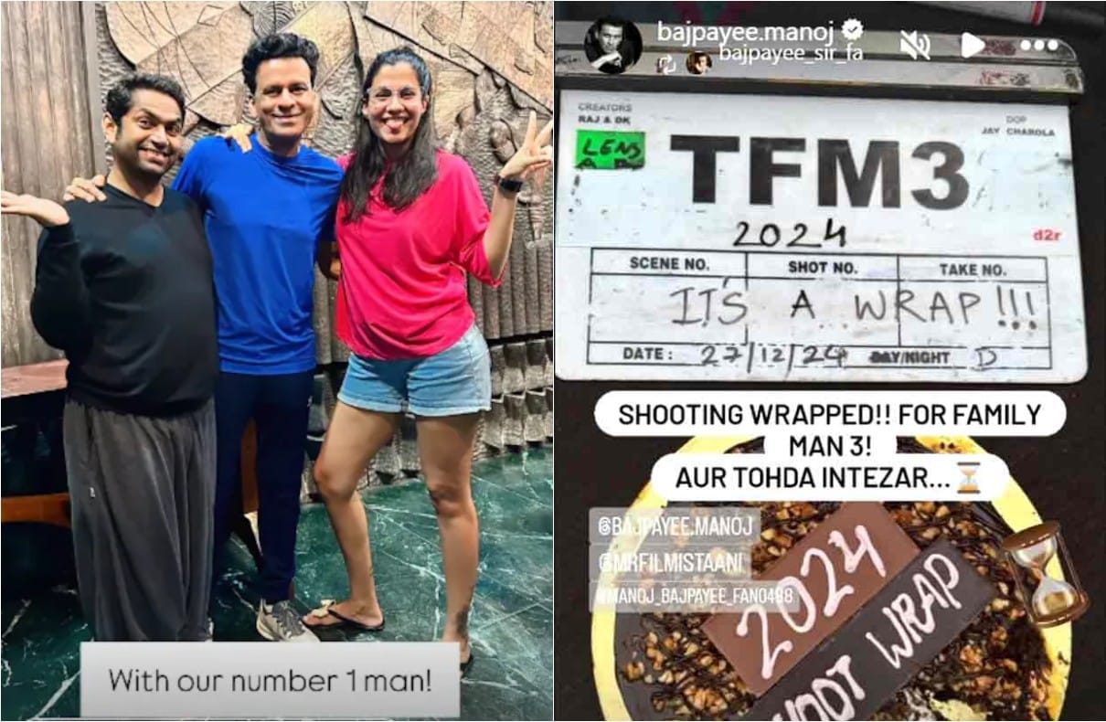 Manoj Bajpayee Wraps Up Filming for The Family Man Season 3