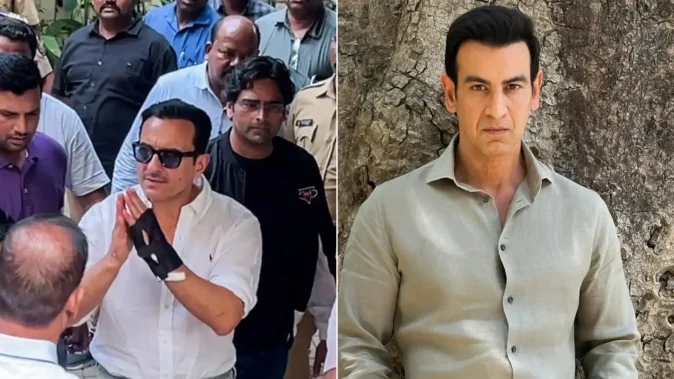 Saif Ali Khan with Ronit Roy for enhanced security measures